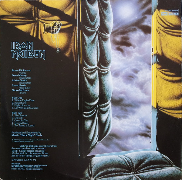 Iron Maiden – Piece Of Mind (1983, Gatefold, Vinyl) - Discogs