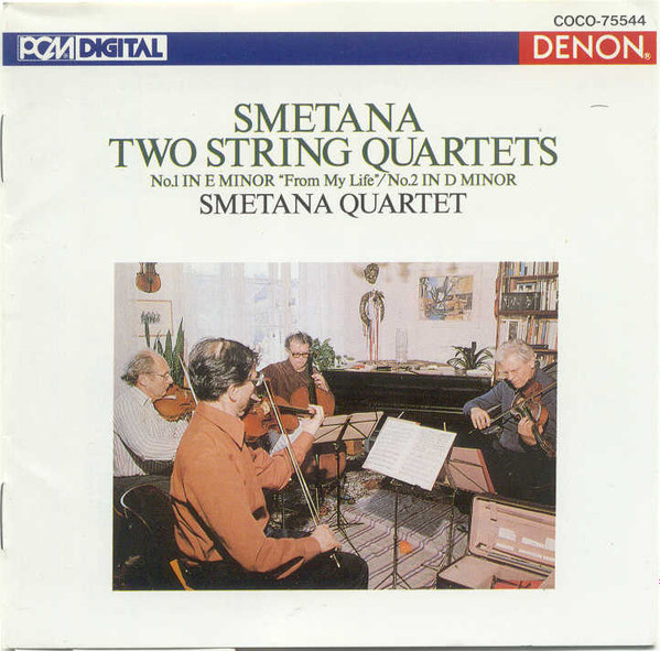 Smetana Quartet : Smetana – Two String Quartets (1995, CD) - Discogs