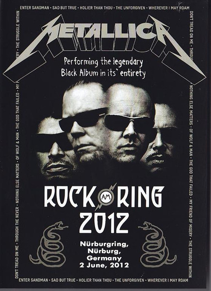 Plunderen Editor enthousiast Metallica – Rock Am Ring 2012 (2012, DVDr) - Discogs