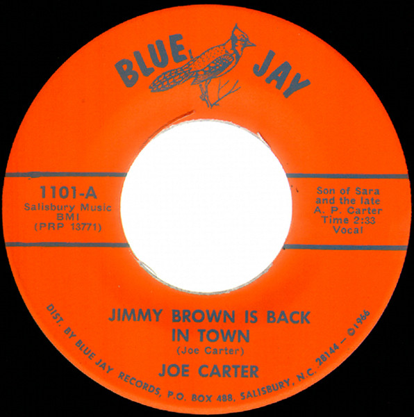 Joe Carter / Joe & Lisa Carter – Jimmy Brown Is Back In Town / Wharf Rat  Tale (1969, Vinyl) - Discogs