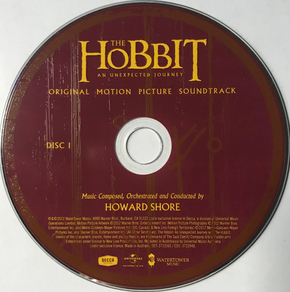 télécharger l'album Howard Shore - The Hobbit An Unexpected Journey Original Motion Picture Soundtrack