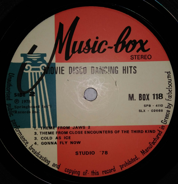 télécharger l'album Download Studio '78 - Movie Disco Dancing Hits album