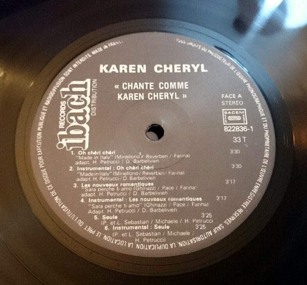 baixar álbum Karen Cheryl - Chante Comme Karen Cheryl Avec Son Orchestre