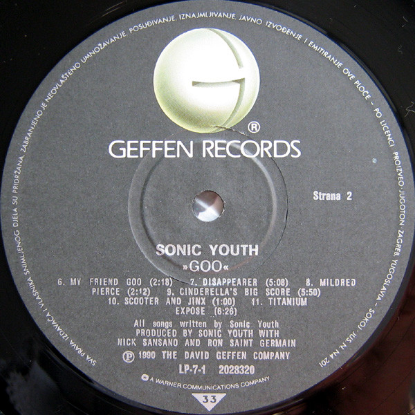 Sonic Youth – Goo (1990, Vinyl) - Discogs
