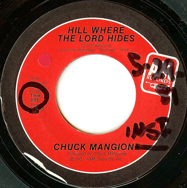 Chuck Mangione - Hill Where The Lord Hides | Releases | Discogs