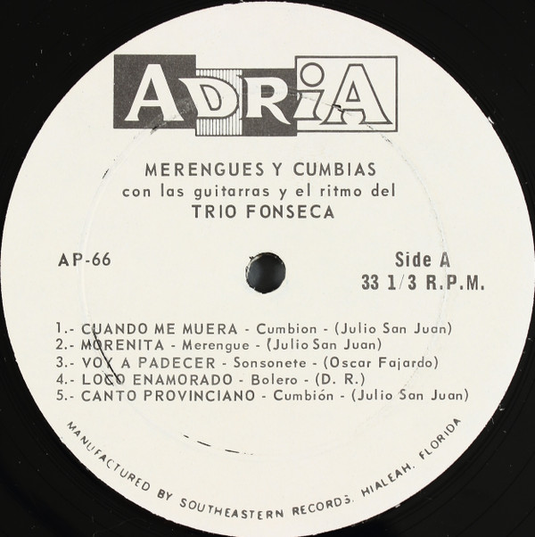 baixar álbum Trío Fonseca - Merengues y Cumbias
