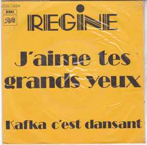 Pochette de l'album Régine - J'aime Tes Grands Yeux