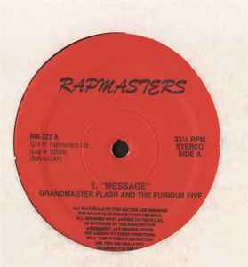 Grandmaster Flash - Rapmasters album cover