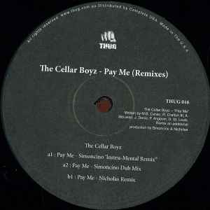 The Cellar Boyz - Pay Me (Remixes) album cover
