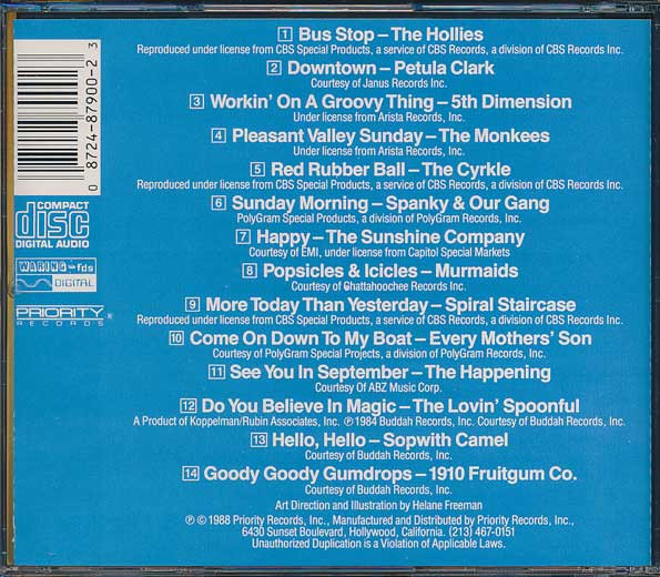 télécharger l'album Download Various - The Best Of 60s Sunshine Rock Original Master Recordings album