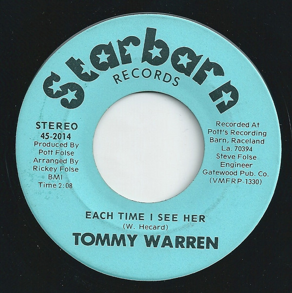 baixar álbum Tommy Warren - Each Time I See Her All By Myself Im Gonna Be A Wheel Someday