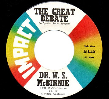 descargar álbum Dr WS McBirnie - The Great Debate Of 1964