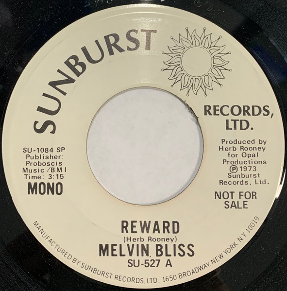 Melvin Bliss – Reward / Synthetic Substitution (1973, Vinyl) - Discogs