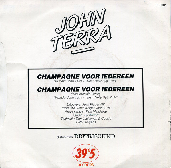 ladda ner album John Terra - Champagne Voor Iedereen