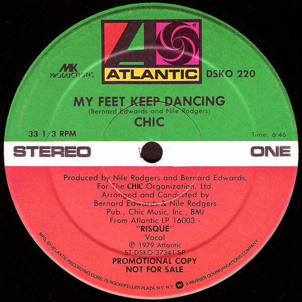 Chic – My Feet Keep Dancing (1979, Vinyl) - Discogs