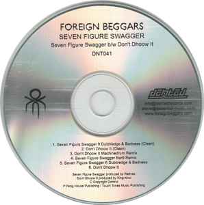 Foreign Beggars - Seven Figure Swagger b/w Don't Dhoow It album cover