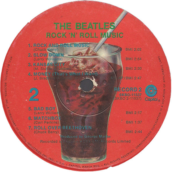 The Beatles - Rock 'N' Roll Music | Capitol Records (SKBO-11537) - 5