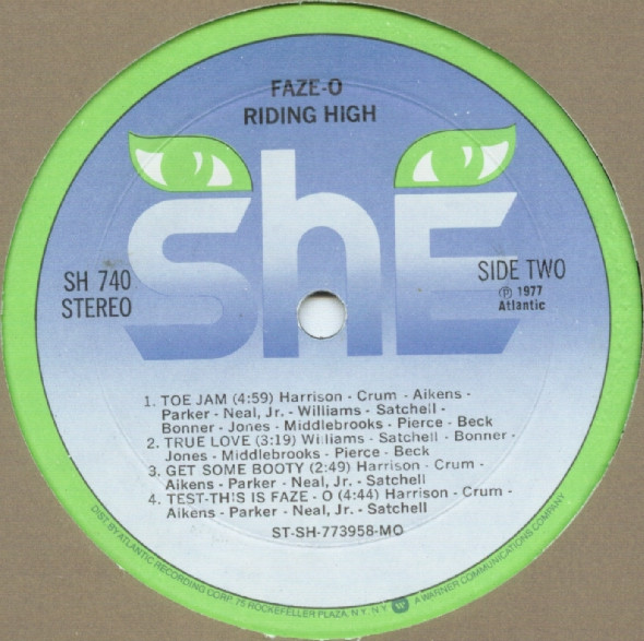 Faze-O - Riding High | She Records (SH 740) - 4