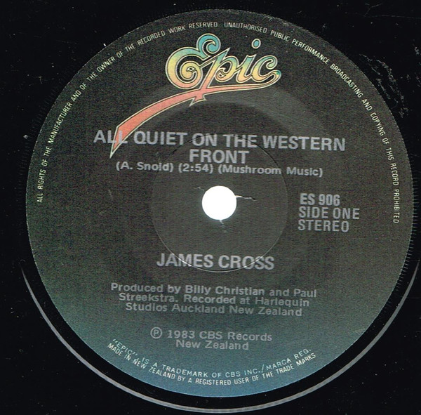 Album herunterladen James Cross - All Quiet On The Western Front