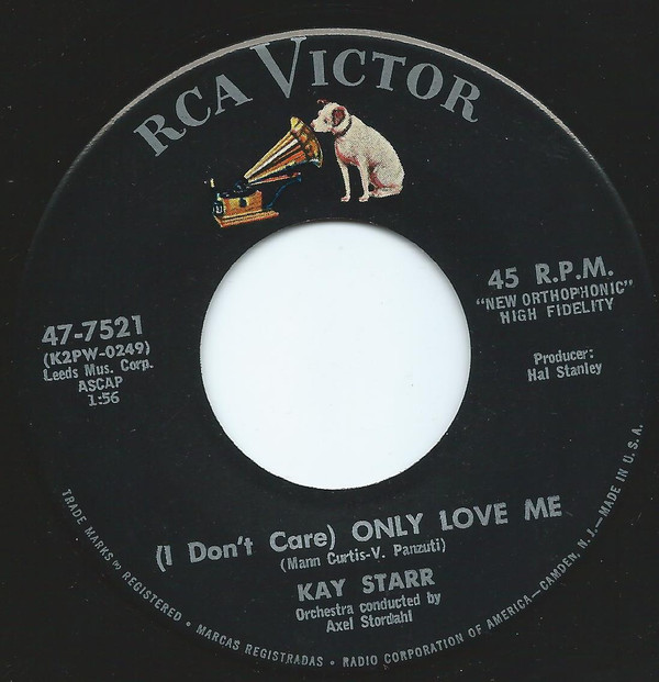 lataa albumi Kay Starr - I Couldnt Care Less I Dont Care Only Love Me