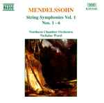 Cover of String Symphonies Vol. 1 Nos. 1 - 6, 1995, CD