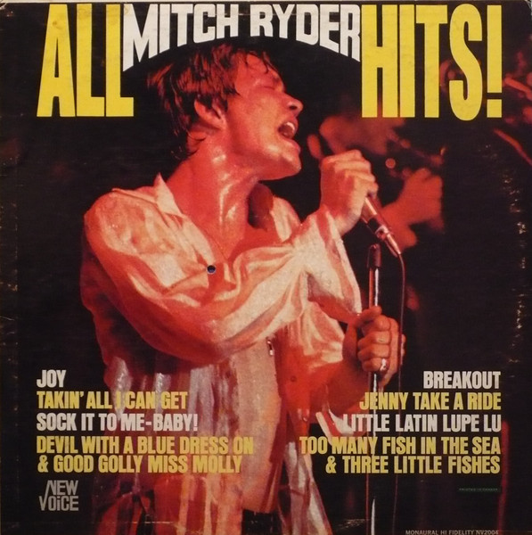 All Mitch Ryder Hits! (1967, ARP Pressing, Vinyl) - Discogs