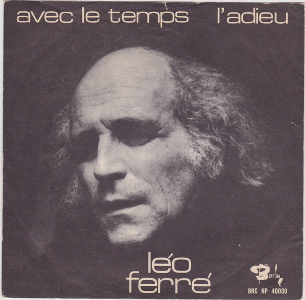 Leo Ferre Avec Le Temps L Adieu 1971 Vinyl Discogs