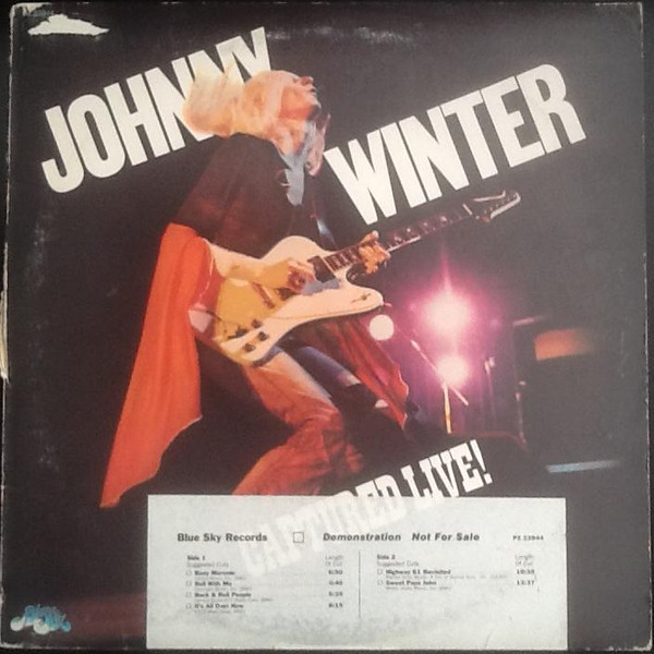 Johnny Winter - Captured Live! | Releases | Discogs