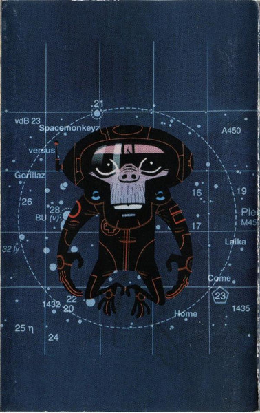 Spacemonkeyz versus Gorillaz – Laika Come Home (2002, Cassette 