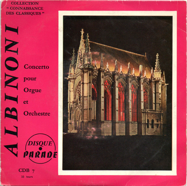 lataa albumi Albinoni - Concerto Pour Orgue Et Orchestre