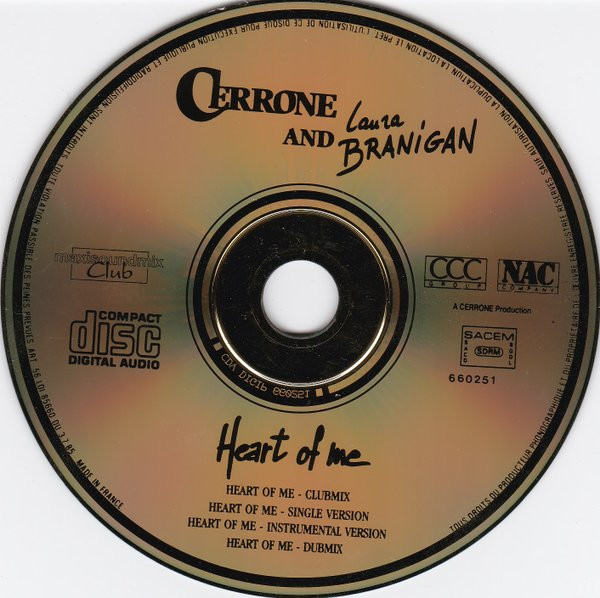 descargar álbum Cerrone And Laura Branigan - Heart Of Me