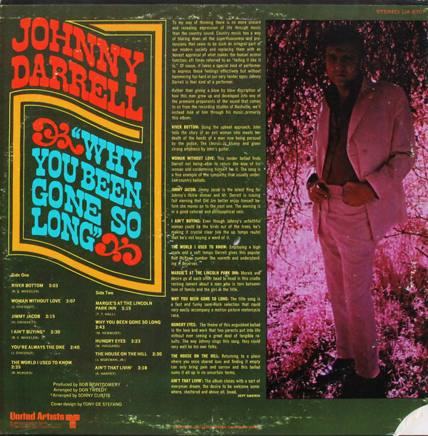 Album herunterladen Johnny Darrell - Why You Been Gone So Long
