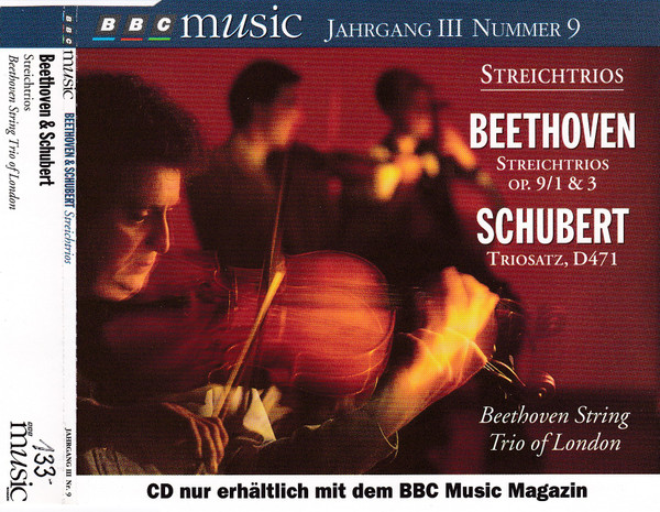 Beethoven / Schubert - Beethoven String Trio Of London – String
