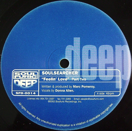 Soulsearcher – Feelin' Love (2003, Vinyl) - Discogs