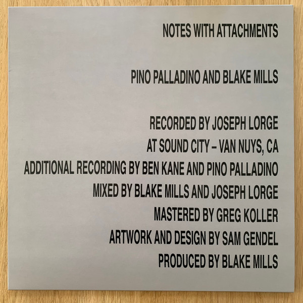 Pino Palladino And Blake Mills – Notes With Attachments (2021 