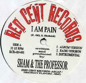 Sham & The Professor - I Am Pain / Raise The Roof album cover