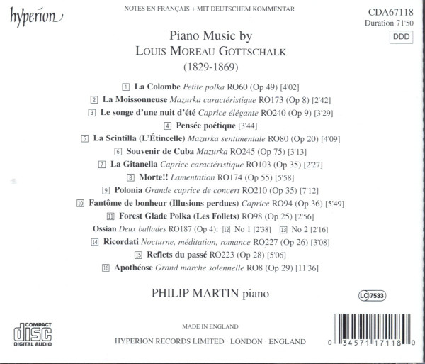 lataa albumi Gottschalk Philip Martin - Piano Music 4