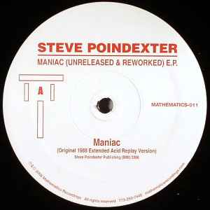 Steve Poindexter - Maniac (Unreleased & Reworked) E.P. album cover