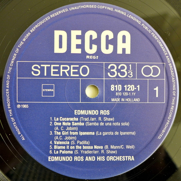 Album herunterladen Edmundo Ros & His Orchestra - Edmundo Ros His Orchestra
