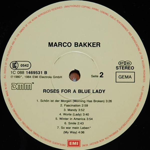 baixar álbum Marco Bakker - Roses For A Blue Lady