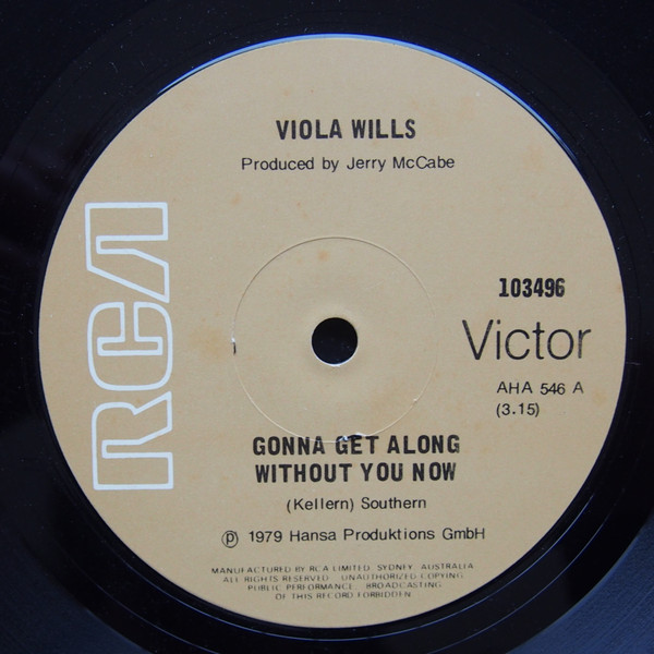 Viola Wills – Gonna Get Along Without You Now (1979, Vinyl) - Discogs