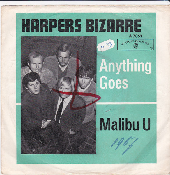 Harpers Bizarre – Anything Goes / Malibu U (1967, Vinyl) - Discogs