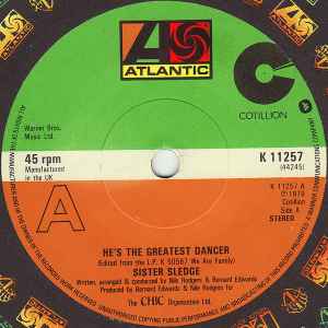 Sister Sledge - He's The Greatest Dancer album cover