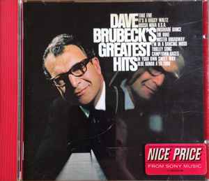 Dave Brubeck – Dave Brubeck's Greatest Hits (CD) - Discogs