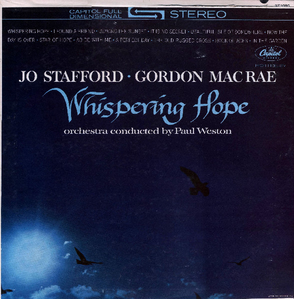 Jo Stafford And Gordon MacRae – Whispering Hope (Vinyl) - Discogs