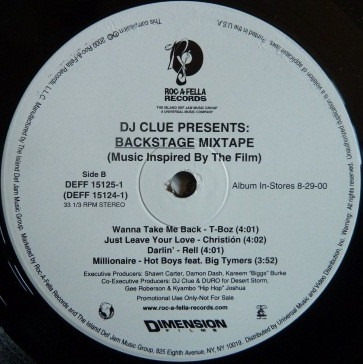 ladda ner album DJ Clue - Presents Backstage Mixtape Music Inspired By The Film