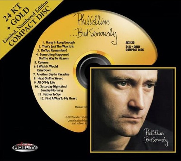Phil Collins –But Seriously (2012, 24kt + Gold, CD) - Discogs