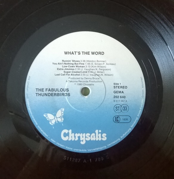 Album herunterladen The Fabulous Thunderbirds - Whats The Word