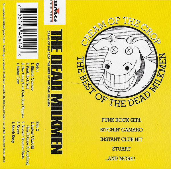 The Dead Milkmen – Cream Of The Crop: The Best Of The Dead Milkmen (1998,  Cassette) - Discogs