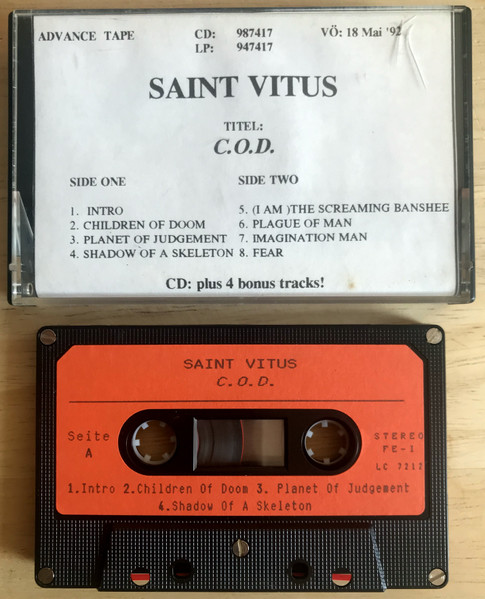 Saint Vitus – C.O.D. (2019, Vinyl) - Discogs